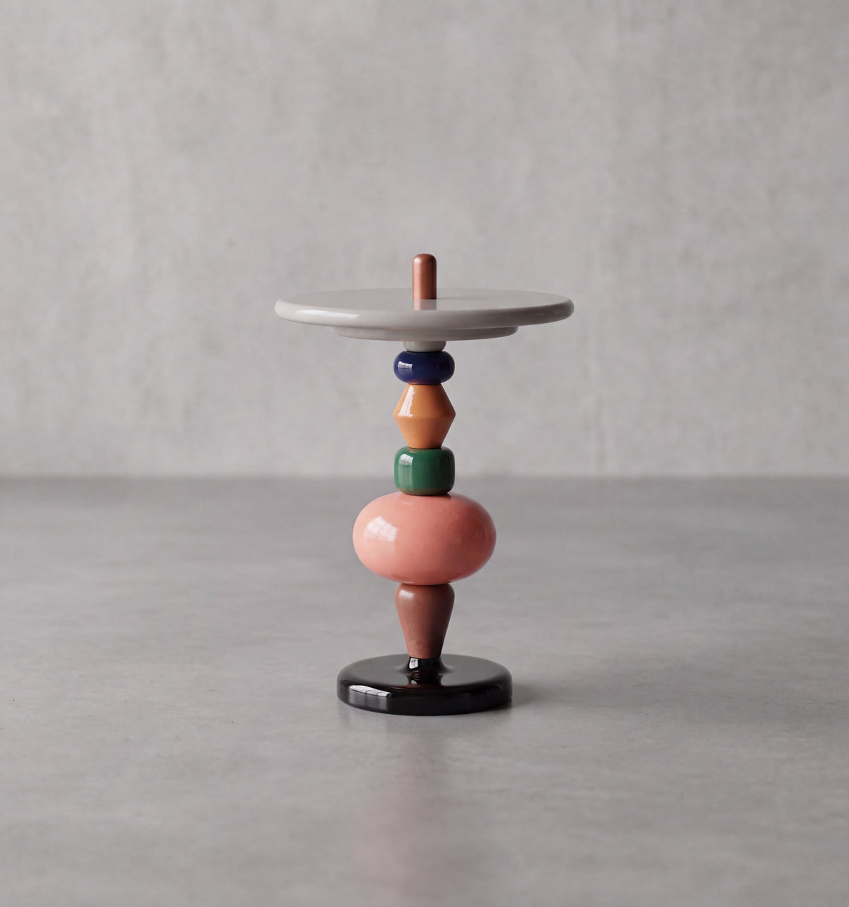TOTO Side Table – top view showing the light grey surface